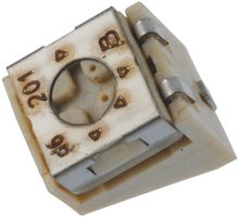 BOURNS 3314Z-1-201E Recortador, Una Vuelta, Cermet, Ajuste Superior, 200 ohm, Surface Mount, 1 Vueltas