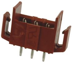 AMP - TE CONNECTIVITY 640498-3 Pin Header, Wire-to-Board, 4.2 mm, 1 Rows, 3 Contacts, Through Hole, MR Series