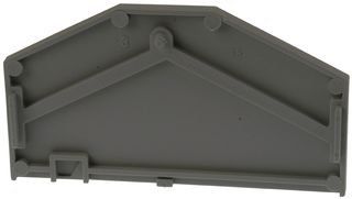 WAGO 281-312 End Cover, For Use With Rail Mounted Terminal Blocks