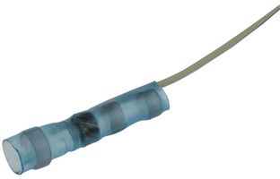 RAYCHEM - TE CONNECTIVITY D-181-1224-90/9 Solder Sleeve, with Lead, Terminator, 3.7 mm, Blue (Transparent), PVDF (Polyvinylidene Fluoride)
