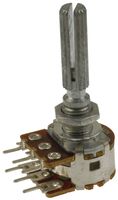 BOURNS PDB182-K430K-503A Rotary Potentiometer, Carbon, 50 kohm, 1 Turns, Log (Audio), 60 mW, ± 20%, PDB18 Series