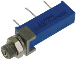 BOURNS 3006P-1-502ZLF Trimmer, Multi Turn, Cermet, Side Adjust, 5 kohm, Through Hole, 15 Turns