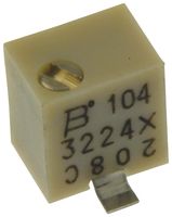 BOURNS 3224X-1-104E. Recortador, Multi Vuelta, Cermet, Ajuste Superior, 100 kohm, Surface Mount, 11 Vueltas