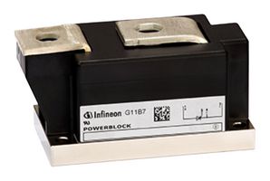 INFINEON TZ500N16KOFHPSA1 Thyristor Module, Single SCR, 1.6KV, 500A, 4-Pin, Panel Mount