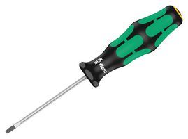 WERA 05008006001 Screwdriver, Slotted, 2 mm Tip, 60 mm Blade, 130 mm OAL