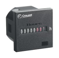 CROUZET 99772716 Panel Mount Timer, 187 VAC, 264 VAC, 99999.99 h, 45 mm, 45 mm