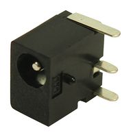 CLIFF ELECTRONIC COMPONENTS FC68145 DC Power Connector, Jack, 1 A, 1.3 mm, PCB Mount, Through Hole