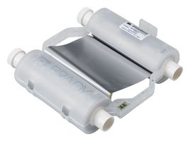 BRADY B30-R4500-SV Silver Resin/Wax Ribbon for Brady i3300, BBP30,31,33,35,37, S3100 Label Printers, 4.33"W x 200' L
