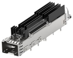 TE CONNECTIVITY 2366031-1 Jaula, SFP-DD, 1 x 1 (Sencillo), Con Disipador Calor, Con Tubo Luz, Agujero Pasante, a Presión