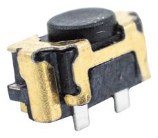 E-SWITCH TL4115AF220Q Tactile Switch, SPST-NO, TL4115 Series, Side Actuated, Edge Mount, Right Angle, Oval Button, 220 gf