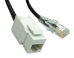 BEL FUSE BM-5AJPK007F Ethernet Cable, Cat5e, RJ45 Jack to RJ45 Plug, UTP (Unshielded Twisted Pair), Black, 2.1 m, 7 ft