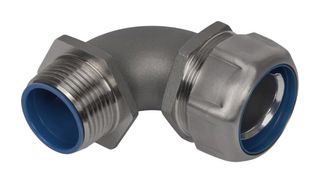 ABB - THOMAS & BETTS 5353SST6 Conduit Connector, Insulated, 90 Degree, 3/4 ", 316 Stainless Steel, Metallic, 58.6 mm