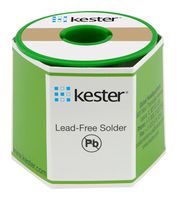 KESTER SOLDER 24-7068-7603 Solder Wire, Lead Free, No Clean, 96.5, 3, 0.5 Sn, Ag, Cu Solder Alloy, 217 °C, 450g