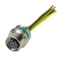HARTING 21033176805 Sensor Cable, A Coded, M12 Receptacle, Free End, 8 Positions, 500 mm, 19.68 "