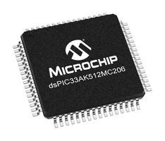 MICROCHIP DSPIC33AK512MC206-I/M7 Digital Signal Controller, dsPIC33A Series, 200 MHz, 512 KB, 45 I/O's