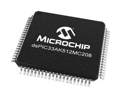 MICROCHIP DSPIC33AK512MC208-I/PT Digital Signal Controller, dsPIC33A Series, 200 MHz, 512 KB, 59 I/O's