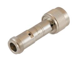 L-COM LCAT7750-3 RF Fixed Attenuator, N Male to N Female, 3 dB, DC to 4GHz, 2 W, 75 ohm, Brass