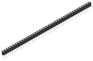 TE CONNECTIVITY 1-2444090-4 IC & Component Socket, 1Row, 40 Contacts, SIP Socket, 2.54 mm, Copper Alloy