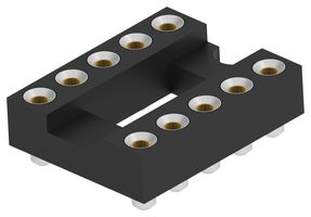 TE CONNECTIVITY 2485267-3 IC & Component Socket, 10 Contacts, DIP Socket, 2.54 mm, 7.62 mm, Copper Alloy