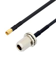 FAIRVIEW MICROWAVE FMCA100224-60 RF / Coaxial Cable Assembly, TPE Jacket, Low Loss, 5 ft, 1.52 m, LMR-240-UF, SMA Plug