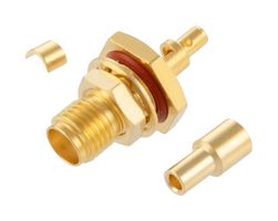 FAIRVIEW MICROWAVE FMCN5360 RF / Coaxial Connector, SMA Coaxial, Straight Bulkhead Jack, Crimp, 50 ohm, RG178, RG178-DS