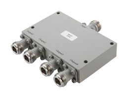 FAIRVIEW MICROWAVE FMDV1271 Power Divider, N - Female to Female, 1 In - 4 Out, 50 Ohm, 30 W, 4 to 18 GHz