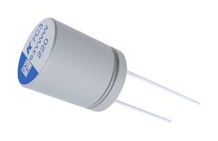 KEMET A7C3MN337M1VAAS020 Capacitor Electrolítico Aluminio Híbrido, 330 µF, ± 20%, 35 V, Terminales Radiales, 0.02 ohm