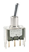 NKK SWITCHES M2012SS2G13 Toggle Switch, Miniature, On-None-On, SPDT, Non Illuminated, M Series, Through Hole