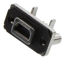 AMPHENOL COMMUNICATIONS SOLUTIONS MUSBB551N4 Conector USB Sellado, Mini USB Tipo B, USB 2.0, Receptáculo eléctrico, 5 Posiciones