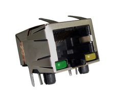 AMPHENOL COMMUNICATIONS SOLUTIONS RJSBE5081C1 Modular Connector, RJ45 Jack, 1 x 1 (Port), 8P8C, Through Hole Mount