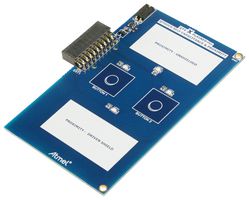 MICROCHIP ATQT4-XPRO Extension Board, Xplained PRO, 2xTouch Buttons with LEDs, 2xProximity Sensors with LEDs