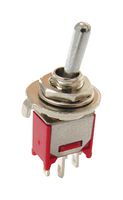 E-SWITCH 200MSP1T2B3M2QE Interruptor (Switch) de Palanca, Subminiatura, Encendido-Nada-Encendido, SPDT, No Iluminado