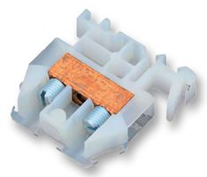 SQUARE D BY SCHNEIDER ELECTRIC 9080GRB6 DIN Rail Mount Terminal Block, 2 Positions, 22 AWG, 8 AWG, Screw, 60 A