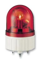 SCHNEIDER ELECTRIC XVR08J04 Beacon, Red, Rotating, 3W, 12VDC 12VAC, IP23, 84mm Dia., 134mm Ext. Depth