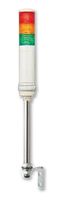 SCHNEIDER ELECTRIC XVC6M3 Signal Tower, Harmony XVC6, 3 Tiers, Green, Orange, Red, Continuous, Steady, 60mm Dia., 240VAC