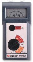 MEGGER MIT220-EN Probador de Aislamiento, Digital Megohmmeter, 250V, 500V, 1Gohm, -10 °C, 55 °C, 195 mm
