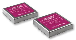 TRACO POWER TEN 40-2413WI Isolated Through Hole DC/DC Converter, ITE, DIP, 4:1, 40 W, 1 Output, 15 V