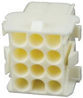 MOLEX 50-84-2122 Connector Housing, UL 94V-0, MLX 42022 Series, Receptacle, 12 Positions, 6.35 mm