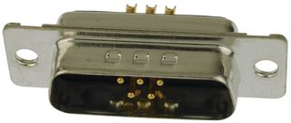 ITT CANNON DAM7W2PK87 Conector D Sub de Diseño Combinable, Serie 680M, DA-7W2, Macho, 7 Contactos