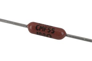 VISHAY CMF55100R00FHEK Through Hole Resistor, 100 ohm, CMF Series, 500 mW, ± 1%, Axial Leaded, 250 V