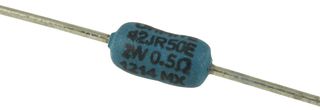 OHMITE 42JR50E Through Hole Resistor, 500 mohm, Ohmicone 40 Series, 2 W, ± 5%, Axial Leaded, 100 V