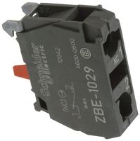 SCHNEIDER ELECTRIC ZBE1029 Contact Block, 10 A, 600 V, 1 Pole, Screw