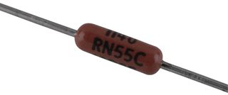 VISHAY RN55C10R0FB14 Through Hole Resistor, 10 ohm, RN Series, 125 mW, ± 1%, Axial Leaded, 250 V