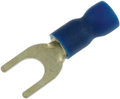 MULTICOMP PRO MC29615 Fork / Spade Tongue Terminal, MC29 Series, 16 AWG, 14 AWG, 2.5 mm², M5, #10