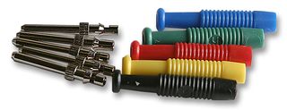 HIRSCHMANN TEST AND MEASUREMENT MST 3 Banana Test Connector, Plug, Cable Mount, 6 A, 60 V, Nickel Plated Contacts