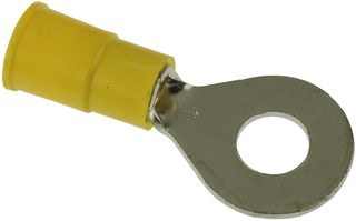 34855 AMP - TE CONNECTIVITY, Ring Tongue Terminal, M6, 1/4