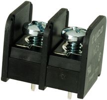 TE CONNECTIVITY - BUCHANAN 1437664-4 PCB Mount Barrier Terminal Block, 9.53 mm, 1 Row, 2 Positions, 22 AWG, 12 AWG, 20 A