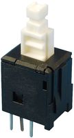 SWITCHCRAFT/CONXALL 982A06RX Pushbutton Switch, (On), 4PST-3NO, SPST-NC, 125 V, 28 V, 250 mA, Through Hole
