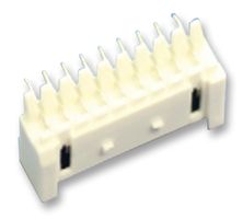 MOLEX 53426-0910 Pin Header, Signal, 2.5 mm, 1 Rows, 9 Contacts, Through Hole Right Angle, Mini-Lock 53426 Series