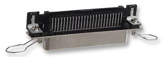 AMP - TE CONNECTIVITY 5555149-1 I/O Connector, 50 Contacts, Receptacle, I/O, Through Hole, CHAMP Series, PCB Mount